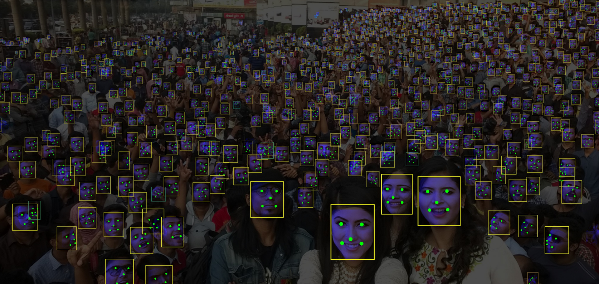 Face detection results